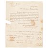 Image 1 : 1801-02 Scarce Barings’ Disbursement Forms for the Bank Of The United States