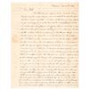 Image 1 : 1824 Letter to Rev. War General WILLIAM BARTON Regards Pension + Gen. Lafayette