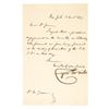 Image 1 : CYRUS W. FIELD, First Atlantic Telegraph Cable Founder Autograph Letter Signed