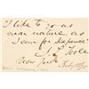 Image 1 : Autographed JOHN L. TOOLE, Card with Inscription and Signed