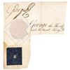 Image 1 : British Kings William IV + George III Lot of Two Large Clipped Autographs