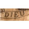Image 3 : 1761 French and Indian War British 44th Regiment of Foot Engraved Horn Container
