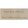 Image 3 : 1782 Revolutionary War ADMIRAL AUGUSTUS KEPPEL Portrait Copperplate Engraving