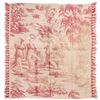 Image 1 : c. 1783 Rev. War Era Printed Textile: Washington + America at Altar of Liberty