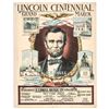 Image 1 : 1909 Colorful Lithographed - Lincoln Centennial Grand March - Sheet Music