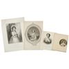 Image 1 : c. 1900 Famous American Women Four Portrait Prints, Steel Engraved and Mezzotint