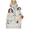 Image 1 : Colorful 19th Century Staffordshire Figure 7.75 high x 4 wide