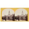 Image 1 : c. 1860 Stereocard Photo of Independence Hall, Philadelphia, PA.
