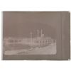 Image 1 : c. 1880 Photo on Glass Negative Riverboat with Twin Smokestacks + American Flag