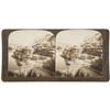 Image 1 : 1904 Stereocard: Cleopatra Terraces at Yellowstone Park