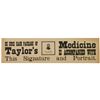 Image 1 : c. 1870, Taylors Medicines Advertising Poster