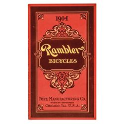 1904 Vintage Rambler Bicycles - Advertising Catalog From Chicago, Illinois