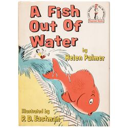 1961 Hardcover Book, A FISH OUT OF WATER by Helen Palmer, Random House