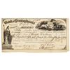 Image 3 : 1850s Two Engraved Exchange Certificates by Danforth, Wright and Company