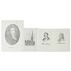 Image 1 : Collection of Thirty Nine Engraved Portraits + Scenes on APPLETON Tissue Paper
