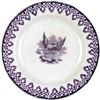 Image 1 : 1868, Historical Staffordshire Mulberry Transferware Gem Pattern by Hammersley