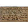 Image 4 : 1819-Dated Sampler, Colored Silk worked on Linen, With Name, Age and Place