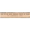 Image 2 : 1860 Historic Boston Commemorative Prince of Wales Visit Printed Silk Textile