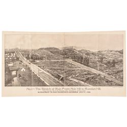 1906 FIVE Historic Panoramic Prints of the San Francisco Earthquake Aftermath