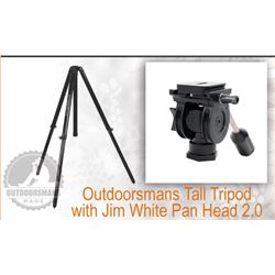 Outdoorsmans Tall Tripod & Jim White Pan Head 2.0
