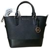 Image 1 : Michael Kors Trista Lg Leather Grab Bag Tote / Black