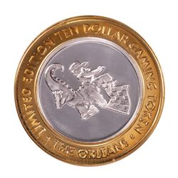 .999 Silver The Orleans Hotel & Casino Las Vegas, NV $10 Limited Edition Gaming Token