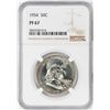 Image 1 : 1954 Proof Franklin Half Dollar Coin NGC PF67