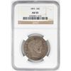 Image 1 : 1895 Barber Half Dollar Coin NGC AU55