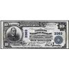 Image 1 : 1902 PB $10 Citizens NB of Washington, Pennsylvania CH# 3383 National Currency Note