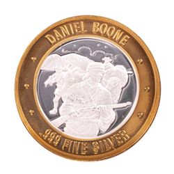 .999 Silver Daniel Boone, Explorers of the American West Gamin Token