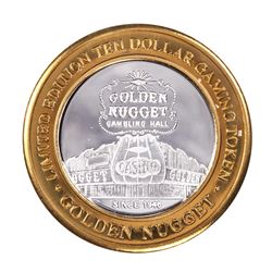 .999 Silver Golden Nugget Las Vegas $10 Casino Limited Edition Gaming Token