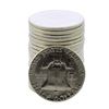 Image 2 : Roll of (20) Brilliant Uncirculated 1963 Franklin Half Dollar Coins