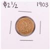 Image 1 : 1903 $2 1/2 Liberty Head Quarter Eagle Gold Coin