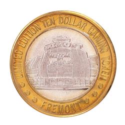 .999 Fine Silver Sam Boyd's Fremont Las Vegas, NV $10 Limited Edition Gaming Token