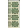 Image 2 : Uncut Sheet of (4) State of Louisiana Baby Bond Obsolete Notes