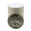 Image 1 : Roll of (20) Brilliant Uncirculated 1963 Franklin Half Dollar Coins