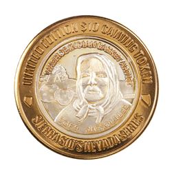 .999 Silver Sierra Sids Sparks, Nevada $10 Casino Limited Edition Gaming Token