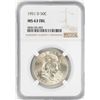 Image 1 : 1951-D Franklin Half Dollar Coin NGC MS63FBL