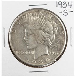 1934-S $1 Morgan Silver Dollar Coin