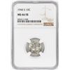 Image 1 : 1944-S Mercury Dime Coin NGC MS66FB