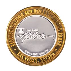 .999 Silver Flamingo Hilton Las Vegas, Nevada $10 Casino Limited Edition Gaming Token
