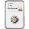 Image 1 : 1952-D Roosevelt Dime Coin NGC MS67FT