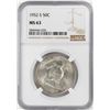 Image 1 : 1952-S Franklin Half Dollar Coin NGC MS63