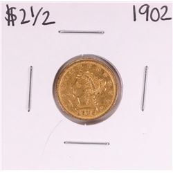 1902 $2 1/2 Liberty Head Quarter Eagle Gold Coin