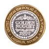 Image 2 : .999 Silver Golden Nugget Las Vegas $10 Casino Limited Edition Gaming Token