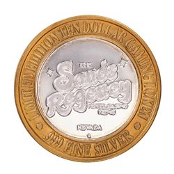 .999 Silver Sands Regency Reno, Nevada $10 Casino Limited Edition Gaming Token