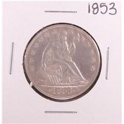 1853 Seated Liberty Half Dollar Coin