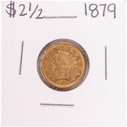 1879 $2 1/2 Liberty Head Quarter Eagle Gold Coin