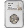 Image 1 : 1959-D Washington Quarter Coin NGC MS66