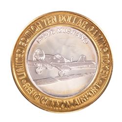 .999 Silver Fly RNO Reno Tahoe $10 Casino Limited Edition Gaming Token